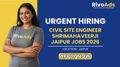 Civil Site Engineer Shrimahaveerji Jaipur Jobs 2026
