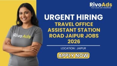 Travel Office Assistant Station Road Jaipur Jobs 2026