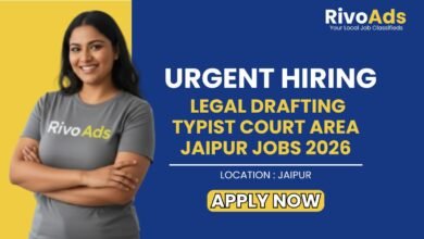 Legal Drafting Typist Court Area Jaipur Jobs 2026