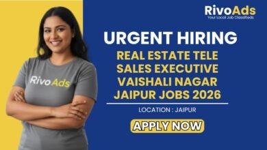 Real Estate Tele Sales Executive Vaishali Nagar Jaipur Jobs 2026