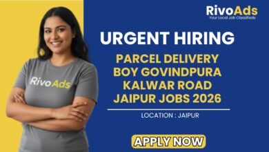 Parcel Delivery Boy Govindpura Kalwar Road Jaipur Jobs 2026