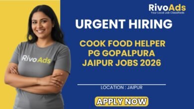 Cook Food Helper PG Gopalpura Jaipur Jobs 2026