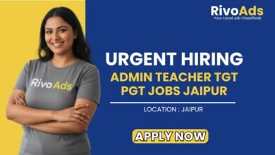 Admin Teacher TGT PGT Jobs Jaipur