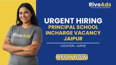 Principal School Incharge Vacancy Jaipur