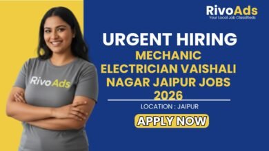 Mechanic Electrician Vaishali Nagar Jaipur Jobs 2026