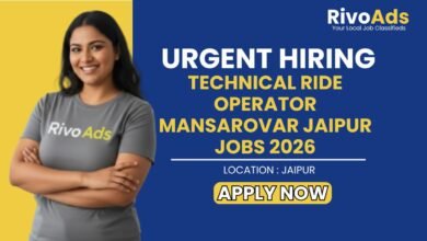Technical Ride Operator Mansarovar Jaipur Jobs 2026