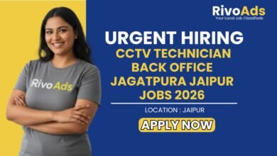 CCTV Technician Back Office Jagatpura Jaipur Jobs 2026