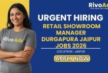 Retail Showroom Manager Durgapura Jaipur Jobs 2026