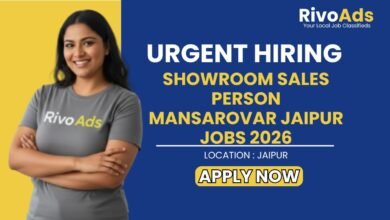 Showroom Sales Person Mansarovar Jaipur Jobs 2026