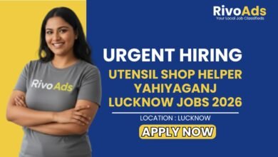 Utensil Shop Helper Yahiyaganj Lucknow Jobs 2026