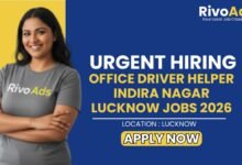 Office Driver Helper Indira Nagar Lucknow Jobs 2026