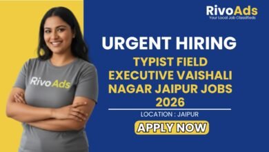 Typist Field Executive Vaishali Nagar Jaipur Jobs 2026