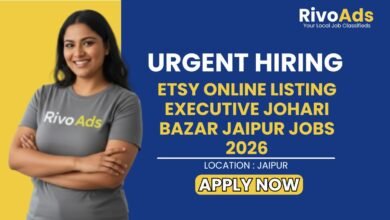 Etsy Online Listing Executive Johari Bazar Jaipur Jobs 2026