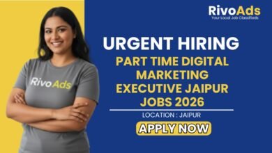 Part Time Digital Marketing Executive Jaipur Jobs 2026