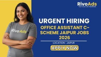 Office Assistant C-Scheme Jaipur Jobs 2026
