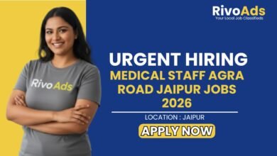 Medical Staff Agra Road Jaipur Jobs 2026