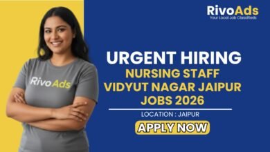 Nursing Staff Vidyut Nagar Jaipur Jobs 2026