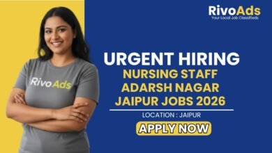 Nursing Staff Adarsh Nagar Jaipur Jobs 2026