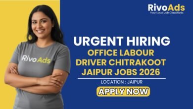 Office Labour Driver Chitrakoot Jaipur Jobs 2026