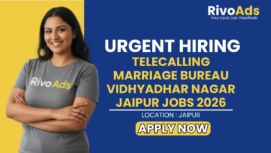 Telecalling Marriage Bureau Vidhyadhar Nagar Jaipur Jobs 2026