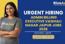 Admin Billing Executive Vaishali Nagar Jaipur Jobs 2026