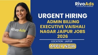 Admin Billing Executive Vaishali Nagar Jaipur Jobs 2026