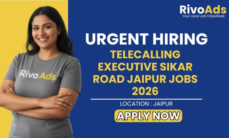 Telecalling Executive Sikar Road Jaipur Jobs 2026