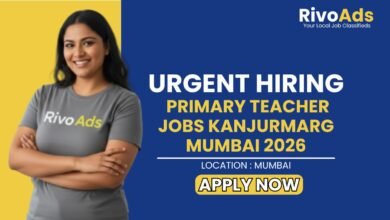 Primary Teacher Jobs Kanjurmarg Mumbai 2026