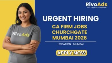 CA Firm Jobs Churchgate Mumbai 2026