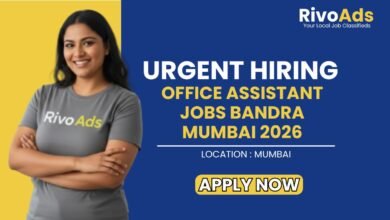 Office Assistant Jobs Bandra Mumbai 2026