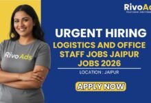 Logistics and Office Staff Jobs Jaipur Jobs 2026