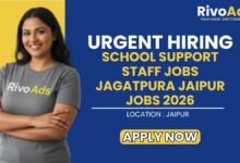 School Support Staff Jobs Jagatpura Jaipur Jobs 2026