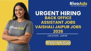 Back Office Assistant Jobs Vaishali Jaipur Jobs 2026
