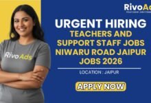 Teachers and Support Staff Jobs Niwaru Road Jaipur Jobs 2026