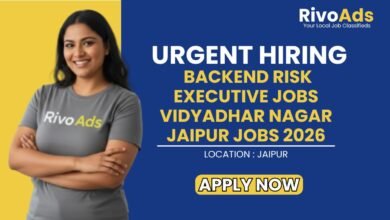 Backend Risk Executive Jobs Vidyadhar Nagar Jaipur Jobs 2026
