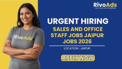 Sales and Office Staff Jobs Jaipur Jobs 2026