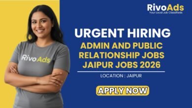 Admin and Public Relationship Jobs Jaipur Jobs 2026