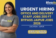 Office and Delivery Staff Jobs 200 Ft Bypass Jaipur Jobs 2026