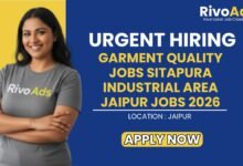 Garment Quality Jobs Sitapura Industrial Area Jaipur Jobs 2026