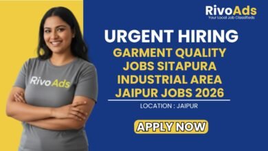 Garment Quality Jobs Sitapura Industrial Area Jaipur Jobs 2026