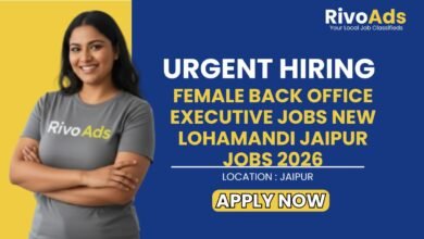 Female Back Office Executive Jobs New Lohamandi Jaipur Jobs 2026