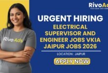 Electrical Supervisor and Engineer Jobs VKIA Jaipur Jobs 2026