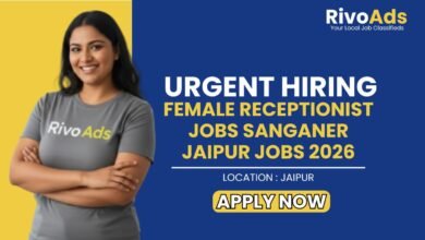 Female Receptionist Jobs Sanganer Jaipur Jobs 2026