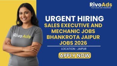 Sales Executive and Mechanic Jobs Bhankrota Jaipur Jobs 2026