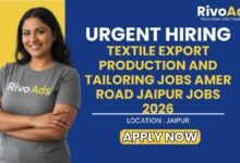 Textile Export Production and Tailoring Jobs Amer Road Jaipur Jobs 2026