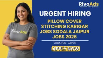 Pillow Cover Stitching Karigar Jobs Sodala Jaipur Jobs 2026
