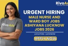 Male Nurse and Ward Boy Jobs Ashiyana Lucknow Jobs 2026