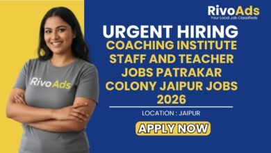 Coaching Institute Staff and Teacher Jobs Patrakar Colony Jaipur Jobs 2026