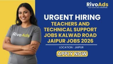 Teachers and Technical Support Jobs Kalwad Road Jaipur Jobs 2026