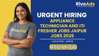 Appliance Technician and ITI Fresher Jobs Jaipur Jobs 2026